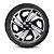 JG 4 Calota Onix 2023 2024 2025 +TODOS Aro 15 Black Piano com Prata Metálico +Emblema - Imagem 2