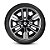 JG 4 Calota Kwid Outsider 2023 24 Aro 14 Black Piano com Prata Metálico +Emblema - Imagem 2