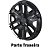 JG 4 Calota Kwid Outsider 2023 24 Aro 14 Black Piano com Prata Metálico +Emblema - Imagem 5