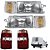 KIT Farol Lanternas Fiorino 1984 1985 1986 1987 até 2004 BI - Imagem 1