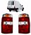 KIT Farol Lanternas Fiorino 1984 1985 1986 1987 até 2004 BI - Imagem 6