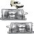 KIT Farol Lanternas Fiorino 1984 1985 1986 1987 até 2004 BI - Imagem 2