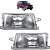 KIT Farol Lanternas Uno 1984 1985 1986 1987 até 2004 PC FUMÊ - Imagem 2