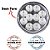 2 Lanterna Traseira 96mm Ônibus Caminhão Bugue 10 LED CR 12V +Conector - Imagem 3