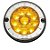 Lanterna Traseira 125mm Ônibus Caminhão Carreta 10 LED CR/AM - Imagem 1