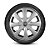 JG 4 Calota Corolla Modelo 2010 Aro 15 Prata Brilhante - Imagem 2