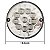 Lanterna Traseira Ônibus Caminhão 125mm 10 LED 12V CR +Conector - Imagem 3