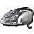 PAR Farol Fox 2004 2005 2006 2007 a 2009 Foco Simples Cromado - Imagem 5