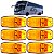 KIT 6 Lanterna Lateral Ônibus Marcopolo G7 5 LED Bivolt - Imagem 1