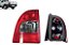 Lanterna Traseira Fiat Strada 2001 2002 2003 2004 Lado Esquerdo Lado do Motorista Rubi/Fumê - Imagem 1
