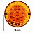 Lanterna Traseira Ônibus Caminhão 125mm 10 LED 24V AM + Conector - Imagem 4