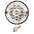 Lanterna Traseira Ônibus Caminhão 125mm 10 LED 12V CR + Conector - Imagem 1