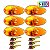 KIT 6 Lanterna Lateral Ônibus Dupla Função 5 Led BIVOLT +Conector - Imagem 1