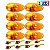 KIT 8 Lanterna Lateral Ônibus Dupla Função 5 Led BIVOLT +Conector - Imagem 1