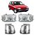 KIT PAR Farol e Lanterna Cristal Fiat TIPO 93 94 95 96 97 - Imagem 1