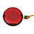 Lanterna Traseira 125mm Ônibus Comil Mascarello Neobus 10 LED VM 24V + Conector - Imagem 1