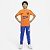 Camiseta Nike Infantil Fc Barcelona Dri Fit - Laranja - Imagem 7