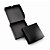 Embalagem Para Delivery Preta - 14,5x14,5x4 cm - 50 unidades - Imagem 1