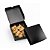 Embalagem Para Delivery Preta - 14,5x14,5x4 cm - 50 unidades - Imagem 2