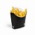 Embalagem Para Batata Frita - Preto - 50 Unidades - Imagem 1