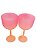Taça de Gin Fosca Bicolor Rosa Laranja de 500 ml - Imagem 2