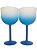 Taça de Gin Fosca Degrade Azul de 500 ml - Imagem 1