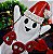 Fantasma Boo Caveirinha de Natal - Imagem 2