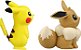 Pokémon Moncollé EX-ESP 10 Pikachu & Eevee Original - Imagem 3