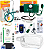 Kit enfermagem Premium completo com oximetro e medidor de glicose Bioland - Necessaire Transparente - Imagem 16