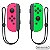 Controle Joy Con Nintendo Switch Rosa e Verde - Imagem 1