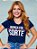 T-Shirts Nunca Foi Sorte camiseta feminina Modelo baby look - Imagem 1
