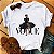 T-shirt feminina Vogue Paris , baby look , blusinhas e camisetas - Imagem 1