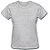 camiseta cinza mescla baby look - Imagem 1