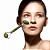 Rolo Massageador Facial Pedra Jade Anti Estresse E Anti Rugas Massoterapia - Imagem 3