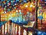 Quadro Pintura Tela barato colorida chuvoso espessa 5162 - Imagem 4