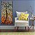 Quadro Pintura Tela vertical flor corredor fade Quarto 5281 - Imagem 1