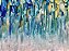 Quadro Pintura Tela textura luz azul fade abstrata 5375 - Imagem 4