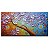 Quadro Pintura Tela colorida estrelado floral textura 5406 - Imagem 2