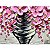 Quadro Pintura Tela cor-de-rosa buquê vaso floral 5422 - Imagem 4