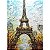 Quadro Pintura Tela perfeita torre eiffel corredor 5455 - Imagem 4