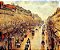 Quadro Pintura Tela boulevard tarde impressionismo 5483 - Imagem 1
