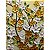 Quadro Pintura Tela árvore vertical branca ouro Quarto 5569 - Imagem 5