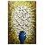Quadro Pintura Tela verticais flor vaso azul branca 5583 - Imagem 3