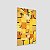 Quadro Decorativo Abstrato Amarelo e Laranja Geométrico Moderno 6009 - Imagem 1