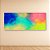 Quadro Decorativo Abstrato Aquarela Colorido Textura Azul e Rosa 6003 - Imagem 1