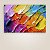 Quadro Decorativo Abstrato Colorido Textura Tinta Espatulada 6011 - Imagem 2