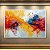 Quadro Decorativo Abstrato Explosão de Tintas Coloridas e Textura 3D 6052 - Imagem 4
