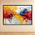 Quadro Decorativo Abstrato Explosão de Tintas Coloridas e Textura 3D 6052 - Imagem 3