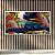 Quadro Decorativo Abstrato Fluido Textura Marmorizada Colorida Galáxia 6082 - Imagem 5