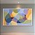 Quadro Decorativo Abstrato Formas Orgânicas Curvas e Tons Pastéis 6015 - Imagem 4
